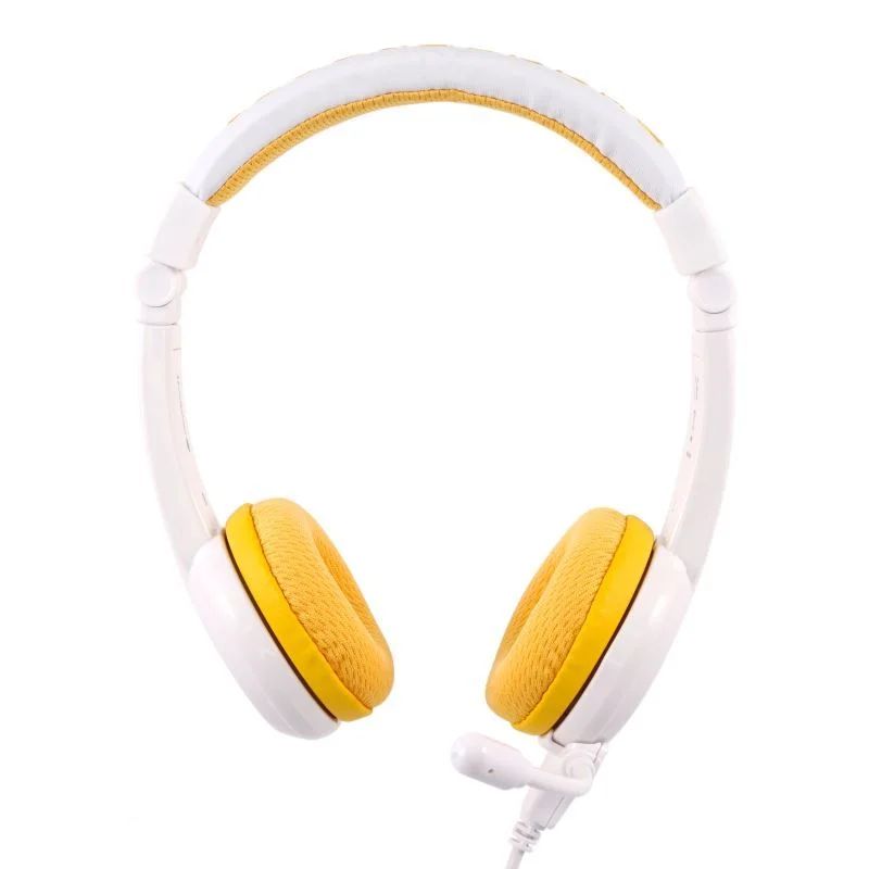 BuddyPhones School+ Wireless Bluetooth Headset for Kids Yellow