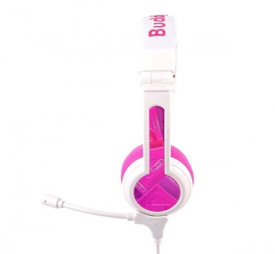 BuddyPhones School+ Headset for Kids Pink