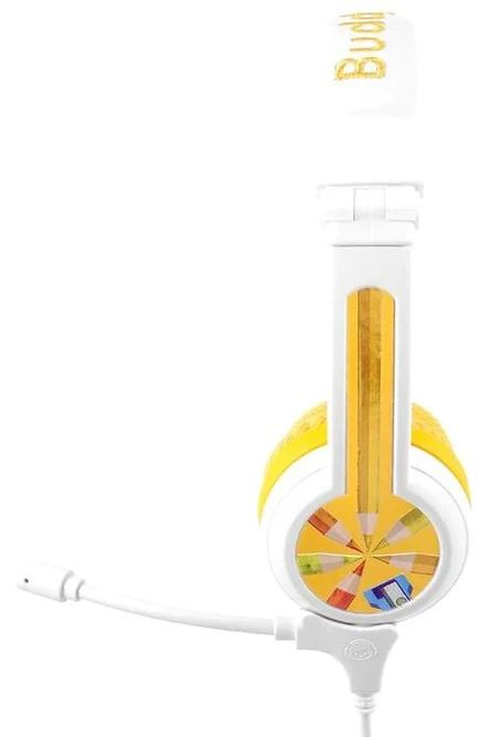 BuddyPhones School+ Wireless Bluetooth Headset for Kids Yellow