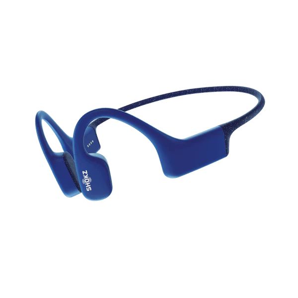 Shokz OpenSwim Bone Conduction Open-Ear MP3 Swimming Wireless Bluetooth Headphones Blue