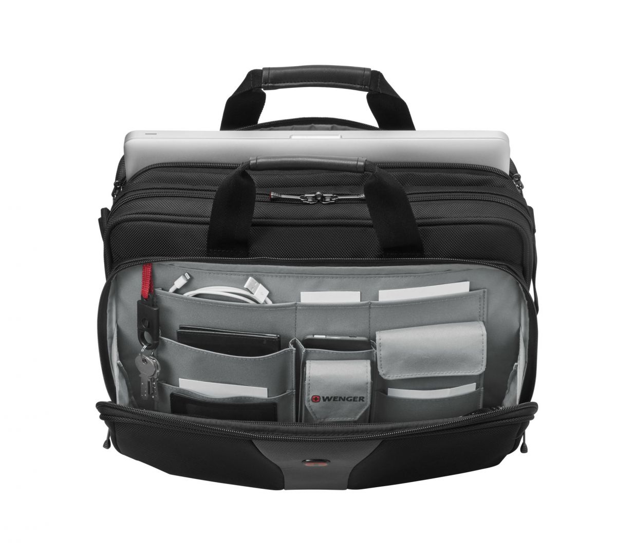 Wenger Legacy Double Gusset Computer Case 16" Black