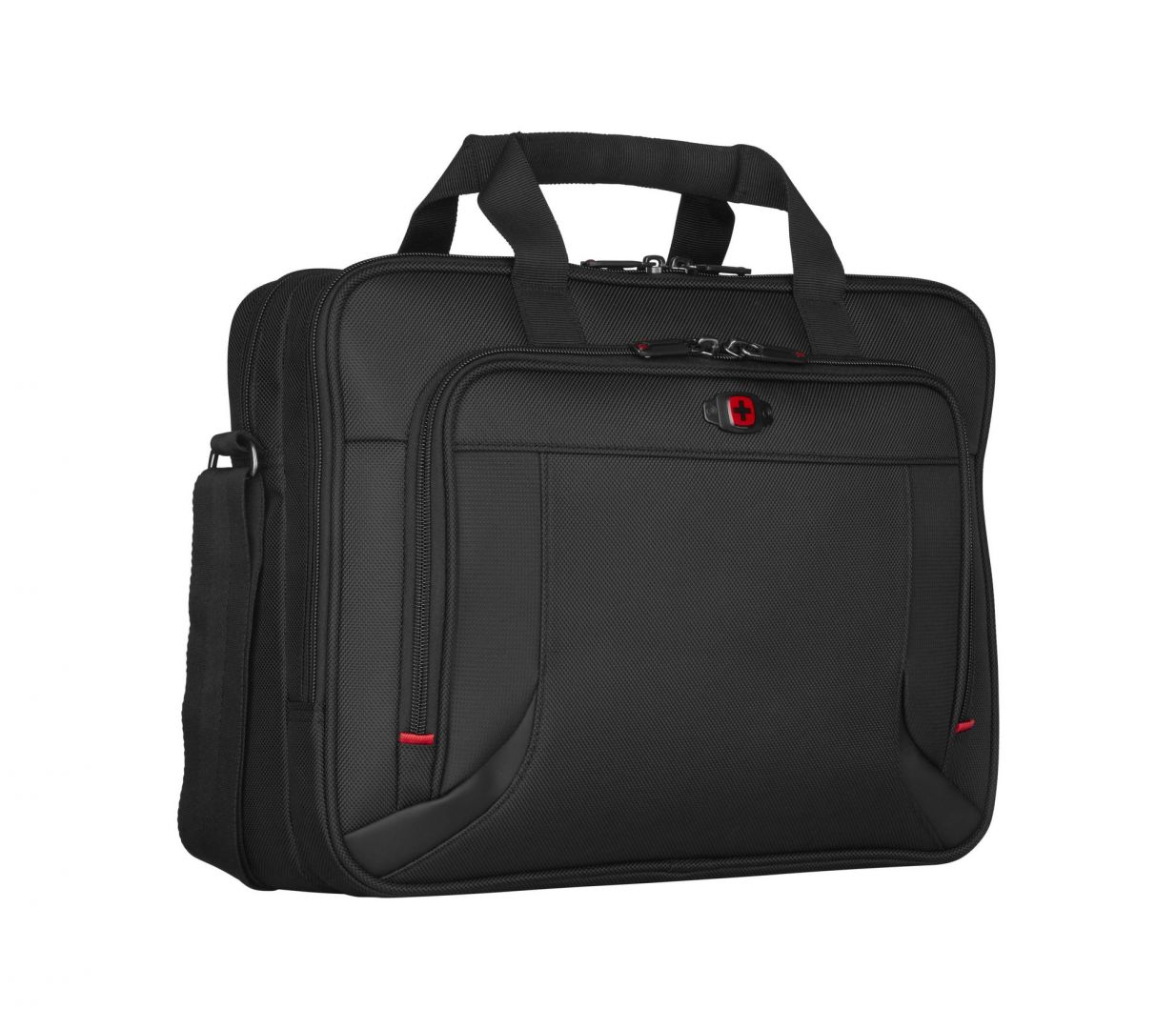 Wenger Prospectus Laptop Briefcase with Tablet Pocket 16"  Black