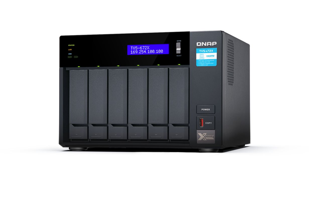 QNAP NAS TVS-672XT-I3-8G (6 HDD)