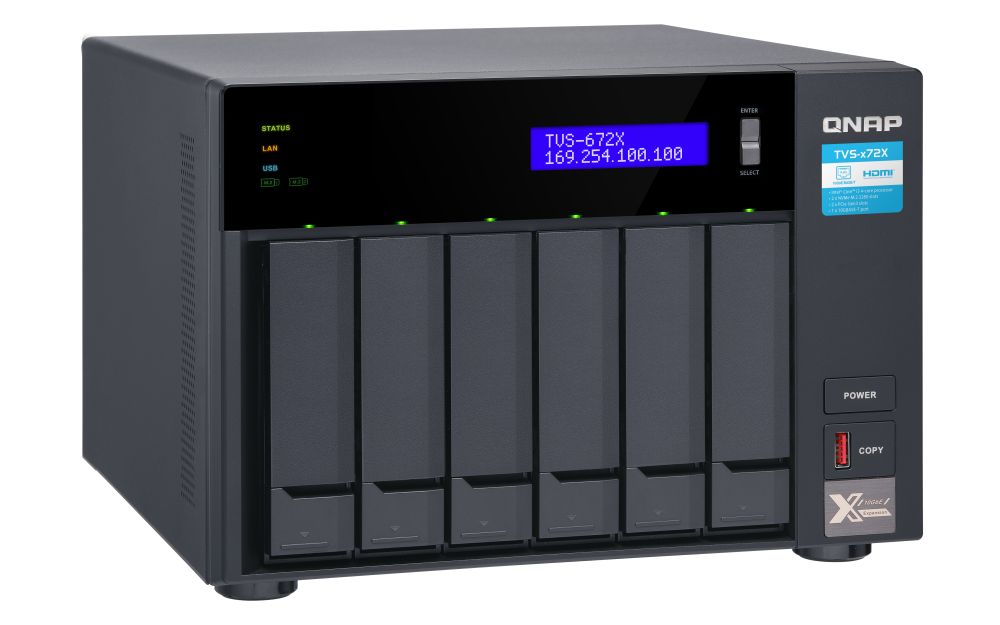 QNAP NAS TVS-672XT-I3-8G (6 HDD)