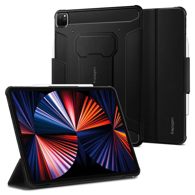 Spigen Rugged Armor Pro, black - iPad Pro 12.9" (2022/2021)