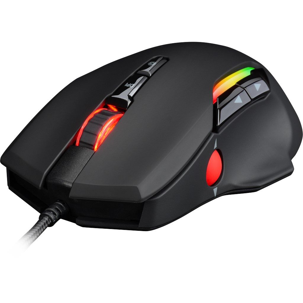 Inter-Tech Nitrox GT-200 RGB Gaming mouse Black