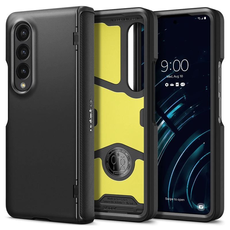 Spigen Slim Armor Pro, black - Samsung Galaxy Z Fold4