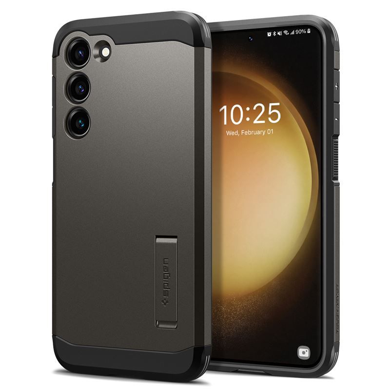 Spigen Tough Armor, gunmetal - Samsung Galaxy S23