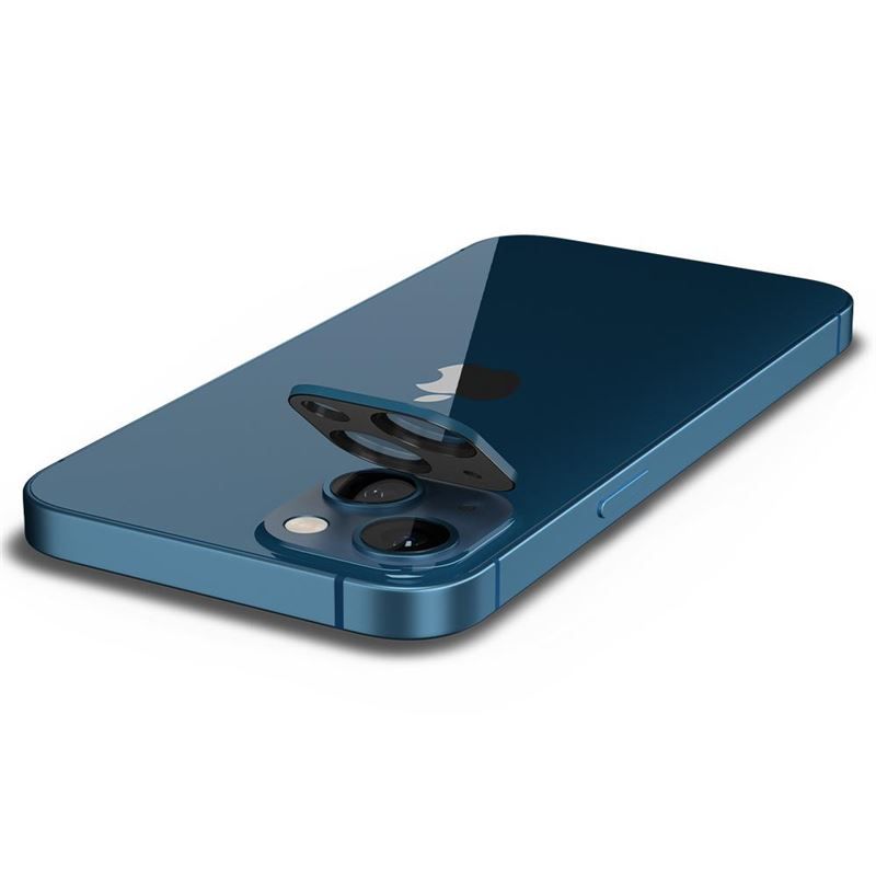 Spigen tR Optik 2 Pack, blue - iPhone 13/13 mini