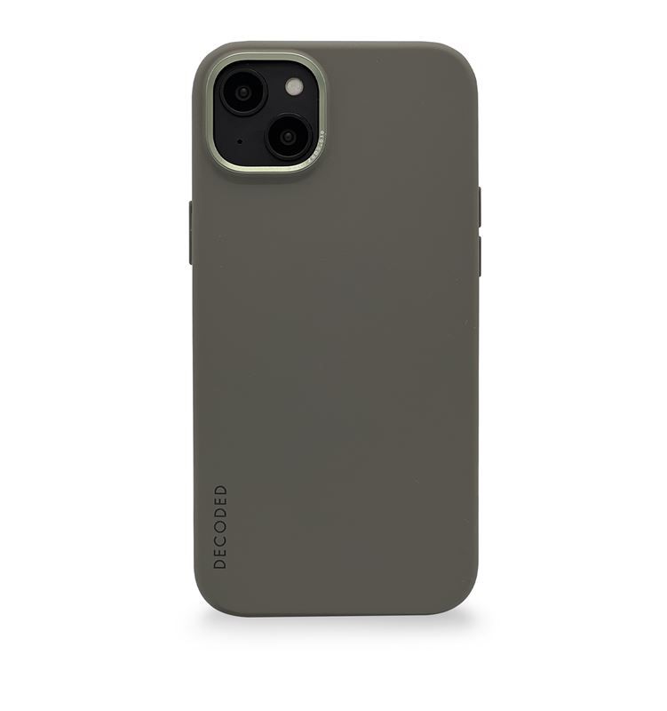 Decoded Silicone BackCover, olive - iPhone 14 Plus