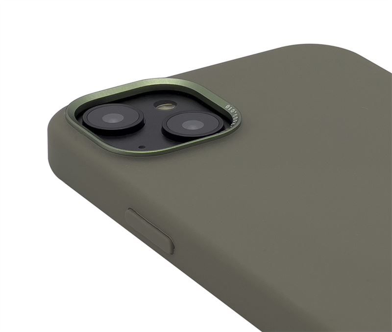 Decoded Silicone BackCover, olive - iPhone 14 Plus