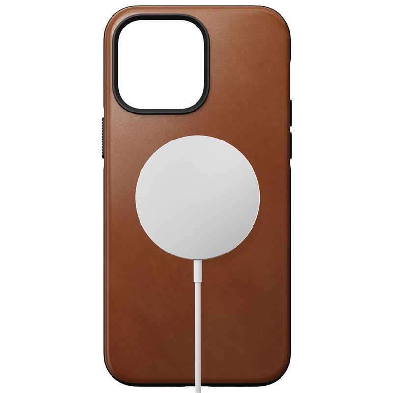 Nomad Modern Leather MagSafe Case, english tan- iPhone 14 Pro Max