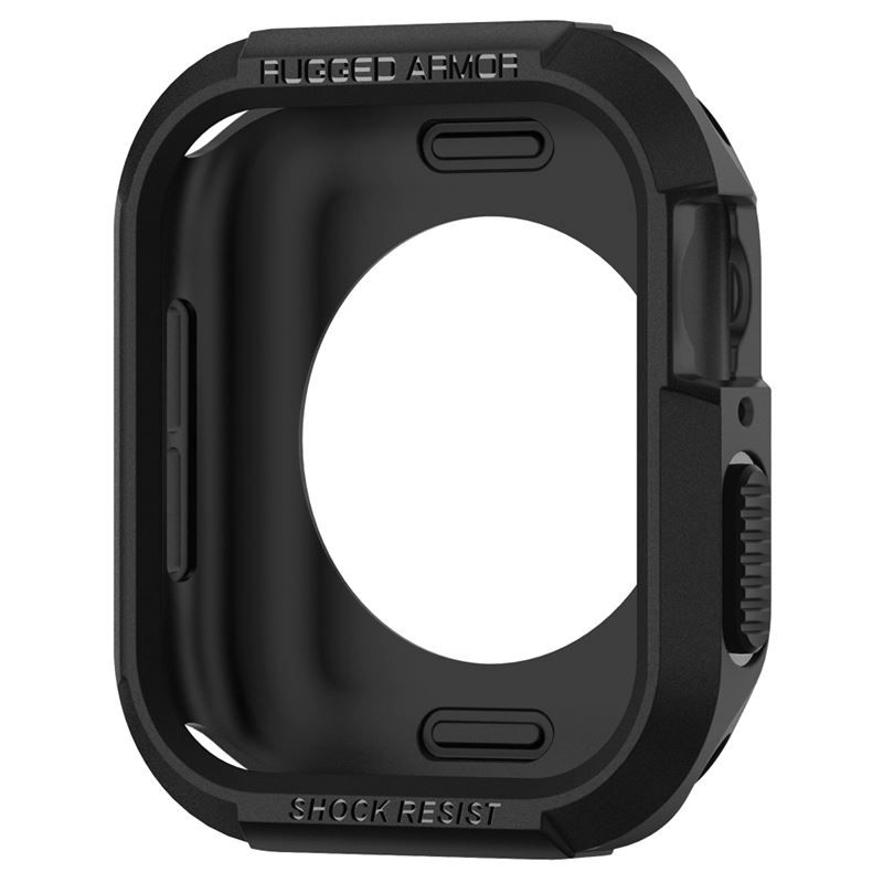 Spigen Rugged Armor, black - Apple Watch 8/7 (45mm)/SE 2022/6/SE/5/4 (44mm)