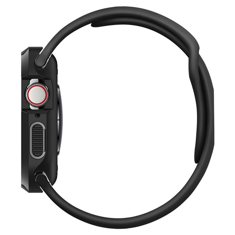 Spigen Rugged Armor, black - Apple Watch 8/7 (45mm)/SE 2022/6/SE/5/4 (44mm)