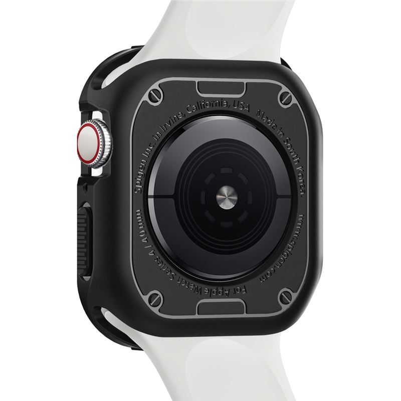 Spigen Rugged Armor, black - Apple Watch 8/7 (45mm)/SE 2022/6/SE/5/4 (44mm)