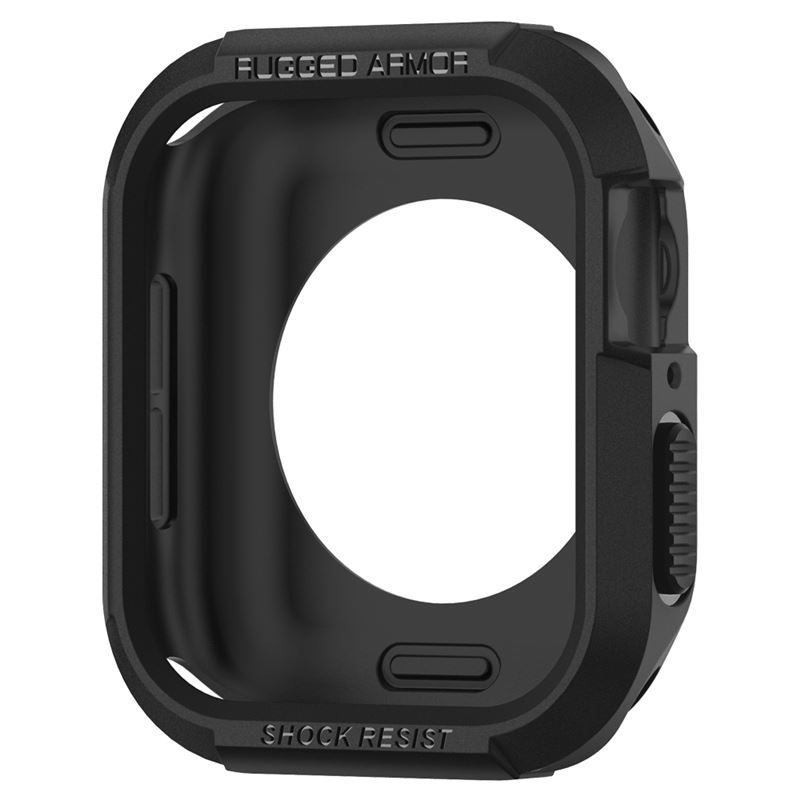 Spigen Rugged Armor, black - Apple Watch 8/7 (45mm)/SE 2022/6/SE/5/4 (44mm)