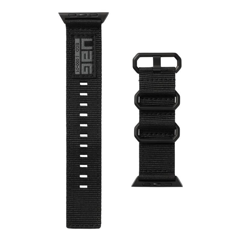 UAG Nato Strap, graphite - Apple Watch Ultra (49mm)/8/7 (45mm)/SE 2022/6/SE/5/4 (44mm)/3/2/1 (42mm)