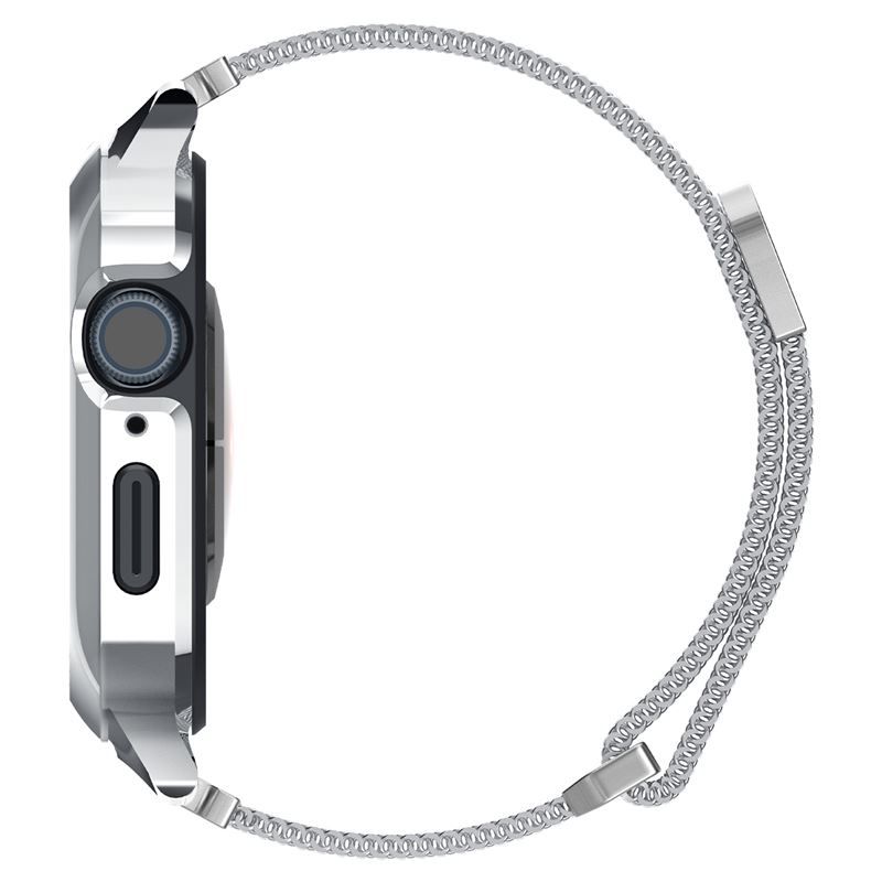 Spigen Metal Fit Pro, silver - Apple Watch 8/7 45mm