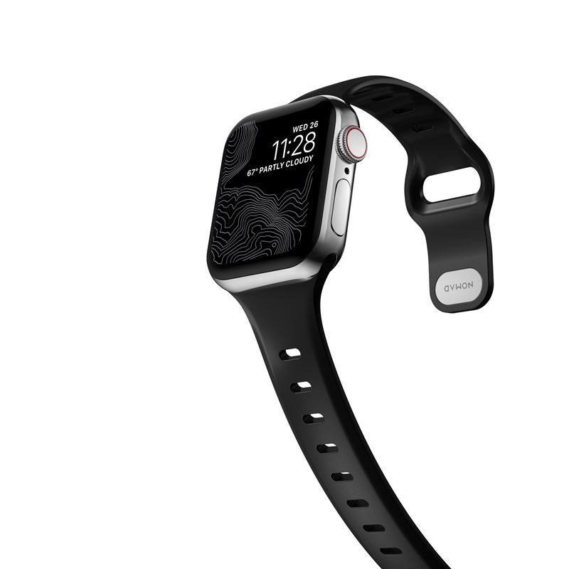 Nomad Sport Slim Strap S/M, black - Apple Watch 7 (41mm)/6/SE/5/4 (40mm)/3/2/1 (38mm)