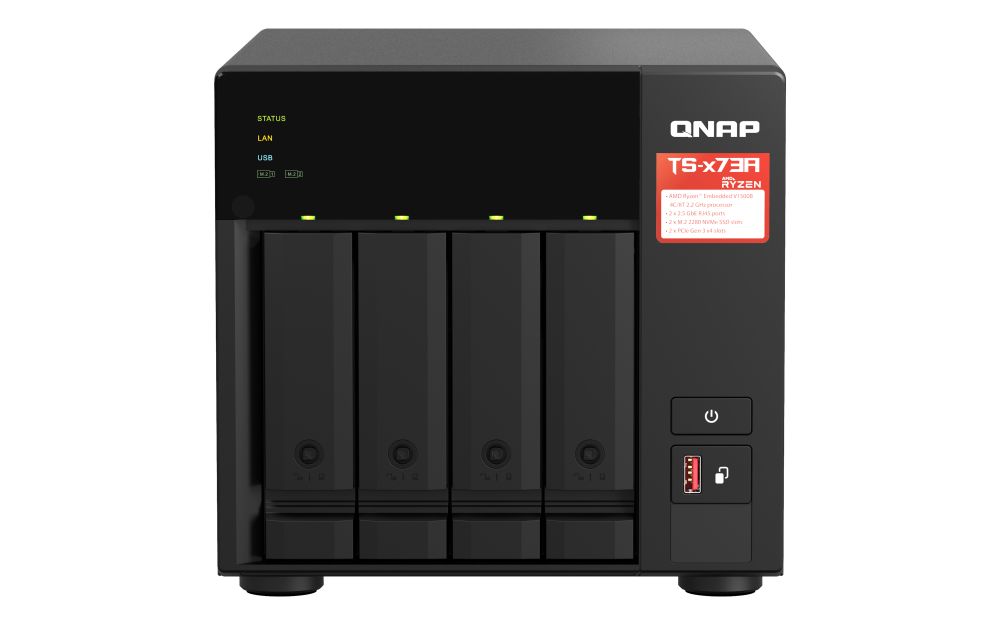 QNAP NAS TS-473A-8G (4 HDD)