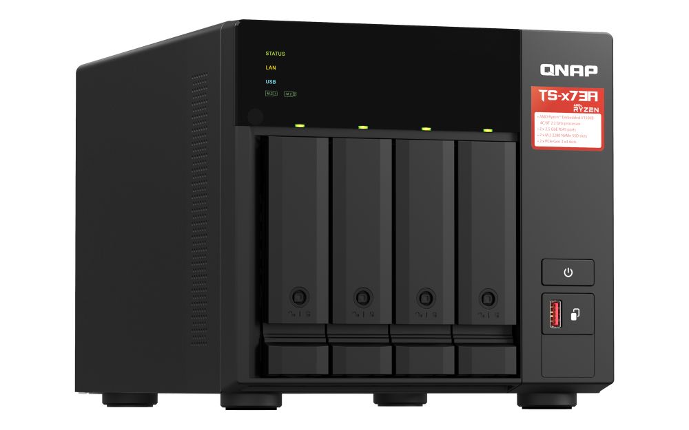 QNAP NAS TS-473A-8G (4 HDD)