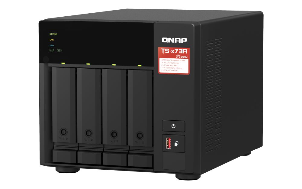 QNAP NAS TS-473A-8G (4 HDD)