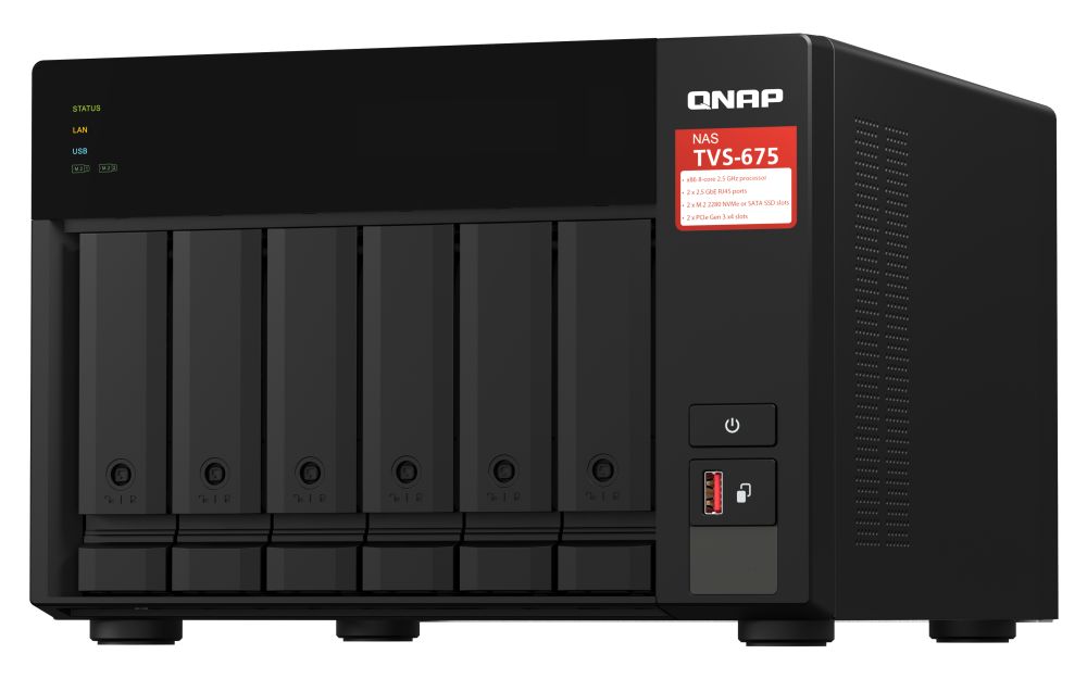 QNAP NAS TVS-675-8G (6 HDD)