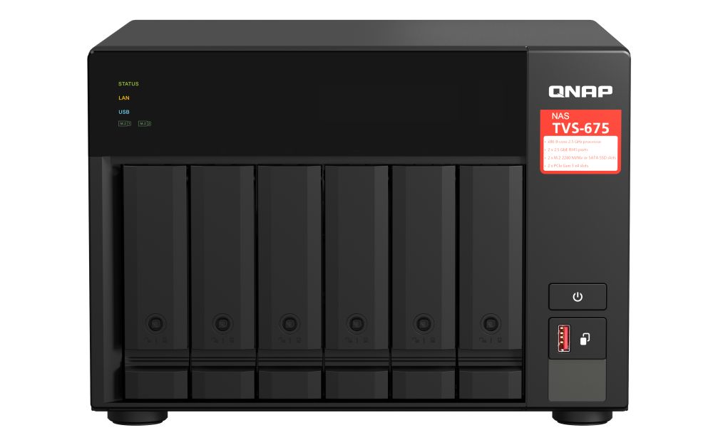 QNAP NAS TVS-675-8G (6 HDD)