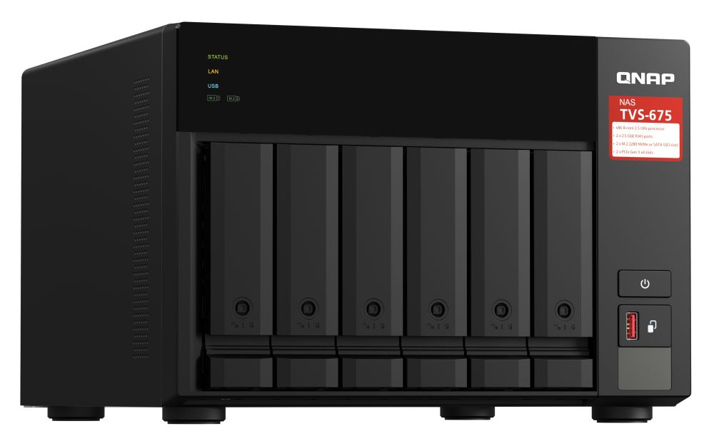 QNAP NAS TVS-675-8G (6 HDD)