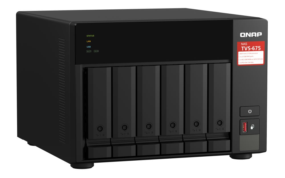 QNAP NAS TVS-675-8G (6 HDD)