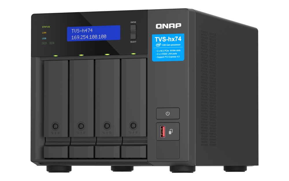 QNAP NAS TVS-H474-PT-8G (4 HDD)