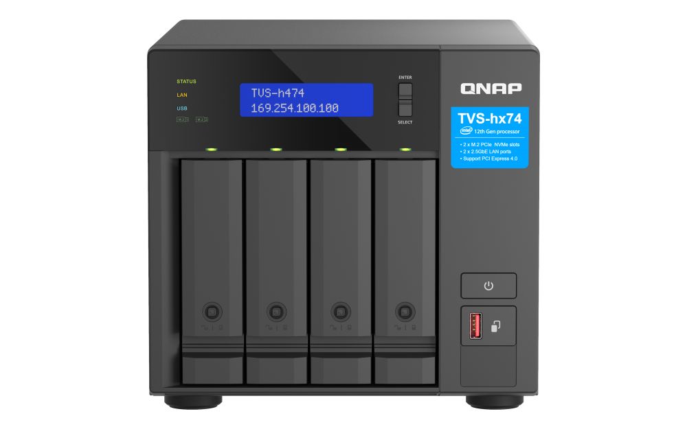 QNAP NAS TVS-H474-PT-8G (4 HDD)