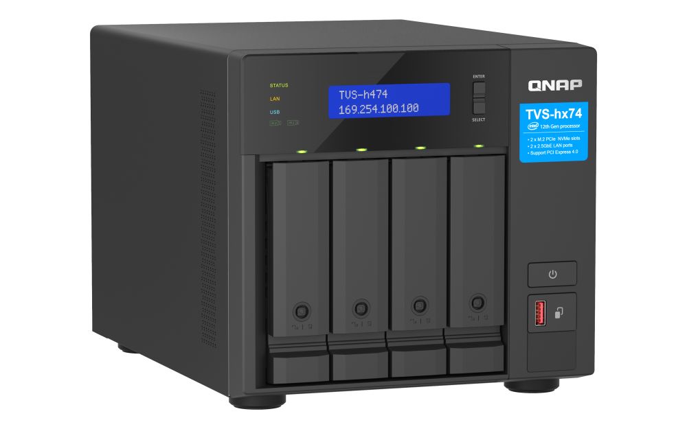 QNAP NAS TVS-H474-PT-8G (4 HDD)