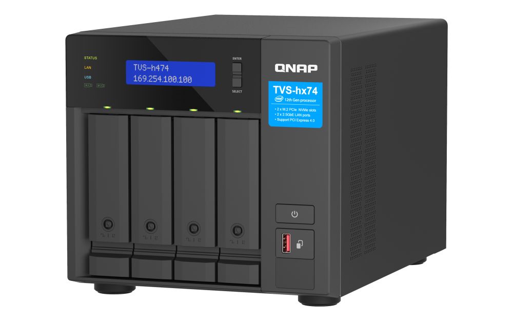 QNAP NAS TVS-H474-PT-8G (4 HDD)