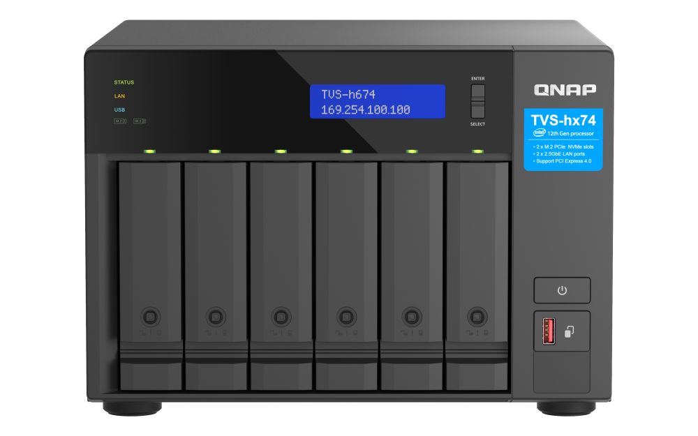 QNAP NAS TVS-H674-i3-16G (6 HDD)