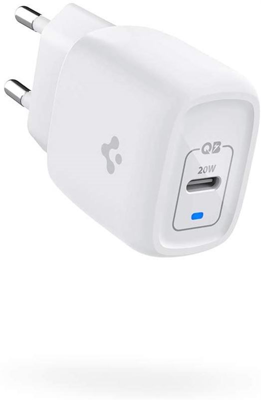 Spigen PowerArc ArcStation Pro Wall Charger White  (GaN/1-Port/ USB-C PD3.0 20W)