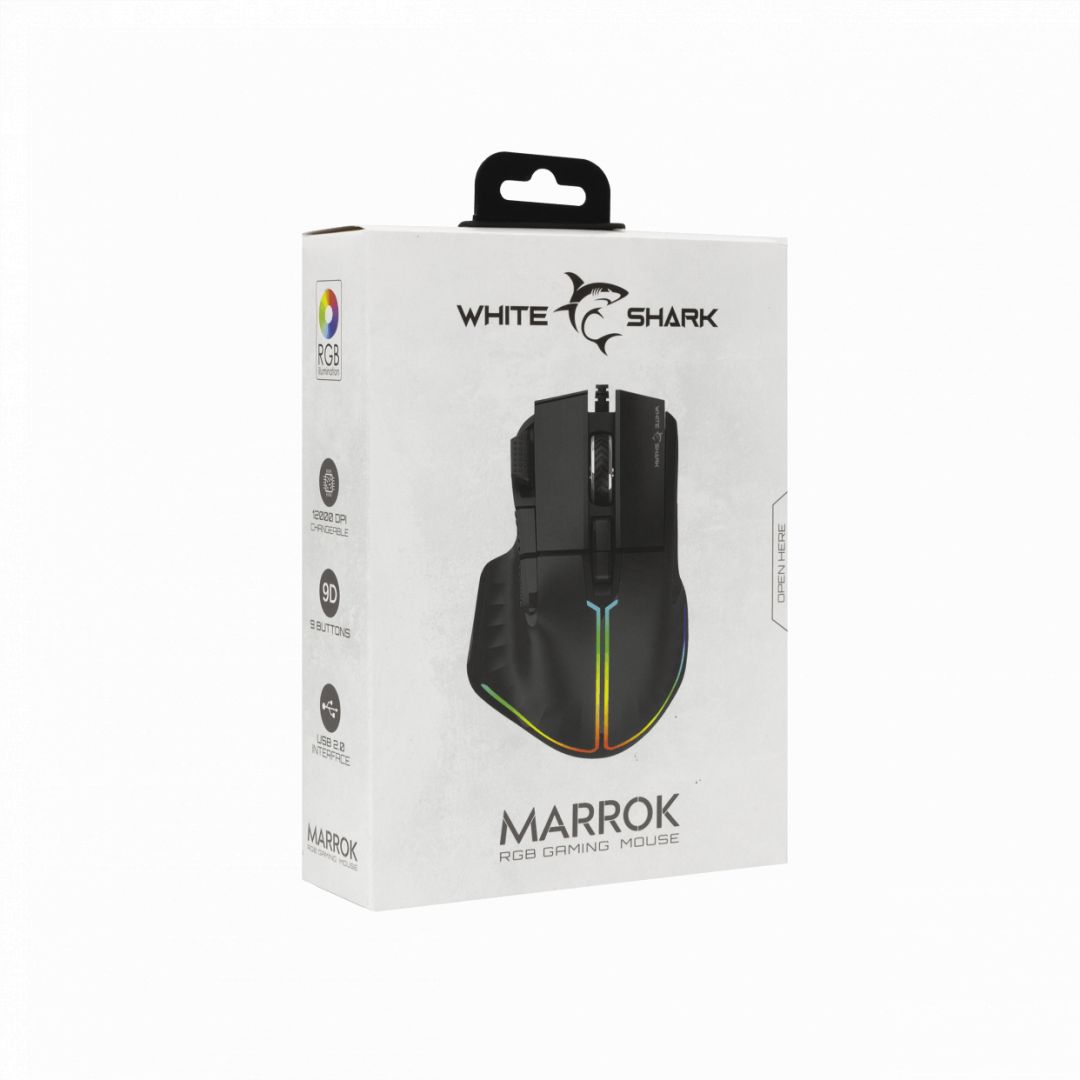 White Shark Marrok Gaming mouse Black