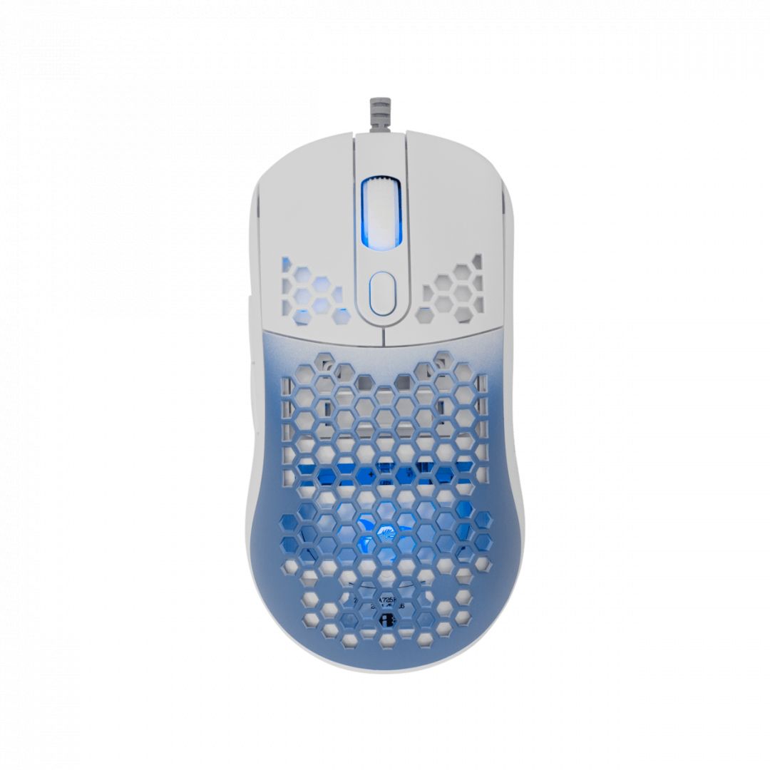 White Shark GMP-2201 Megalodon Gaming mouse + egérpad Blue/White