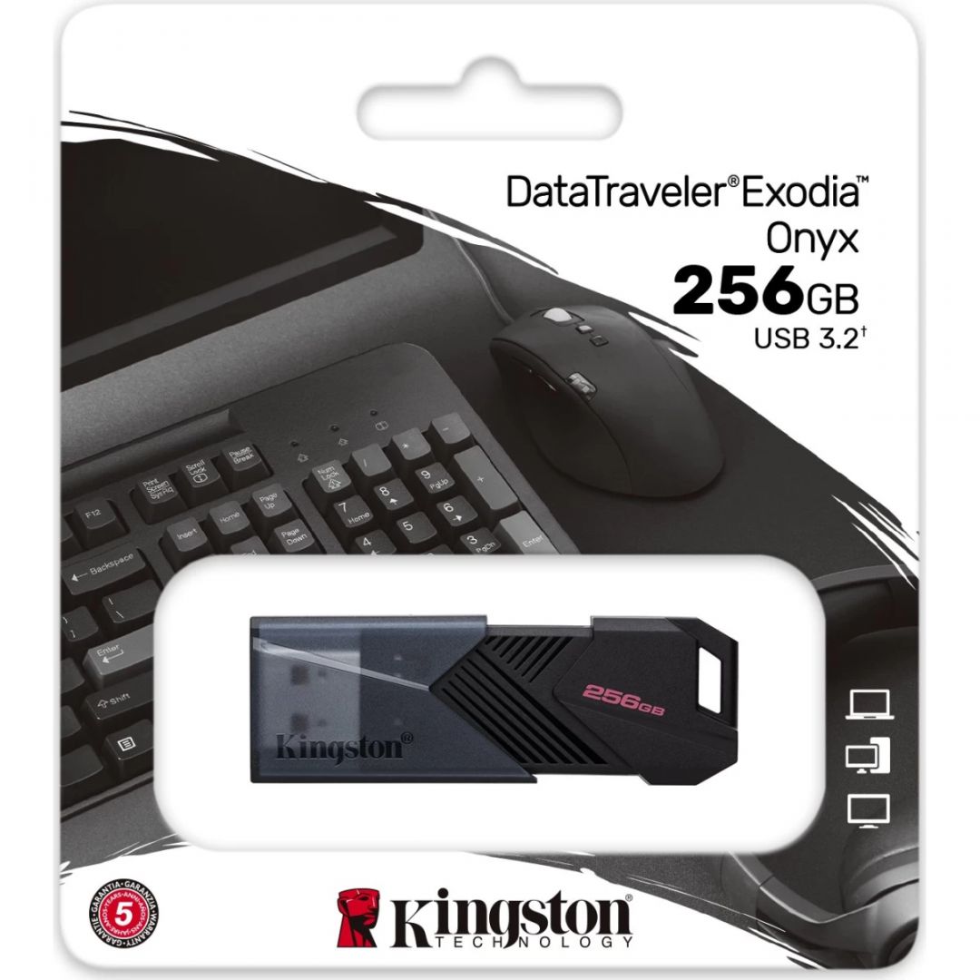 Kingston 256GB DataTraveler Exodia Onyx USB3.2 Black