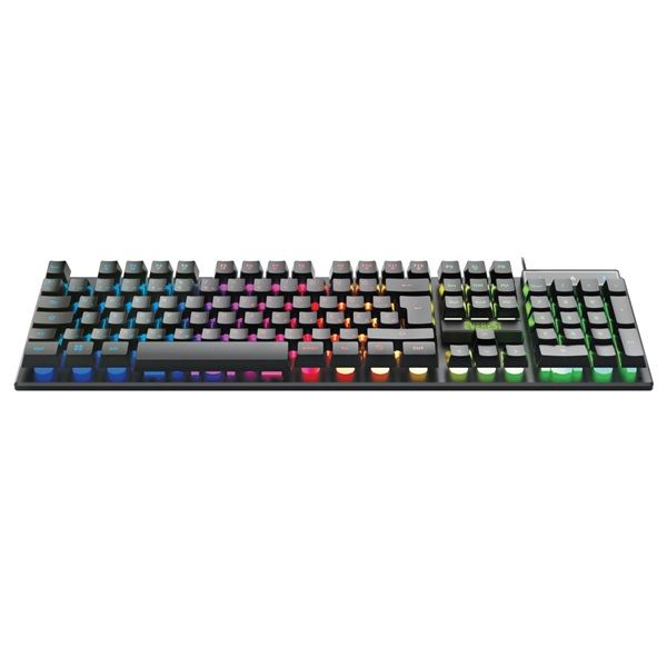 Everest KB-188 Borealis Rainbow RGB Keyboard Black HU