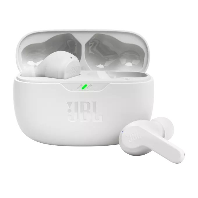 JBL Wave Beam Wireless Bluetooth Headset White