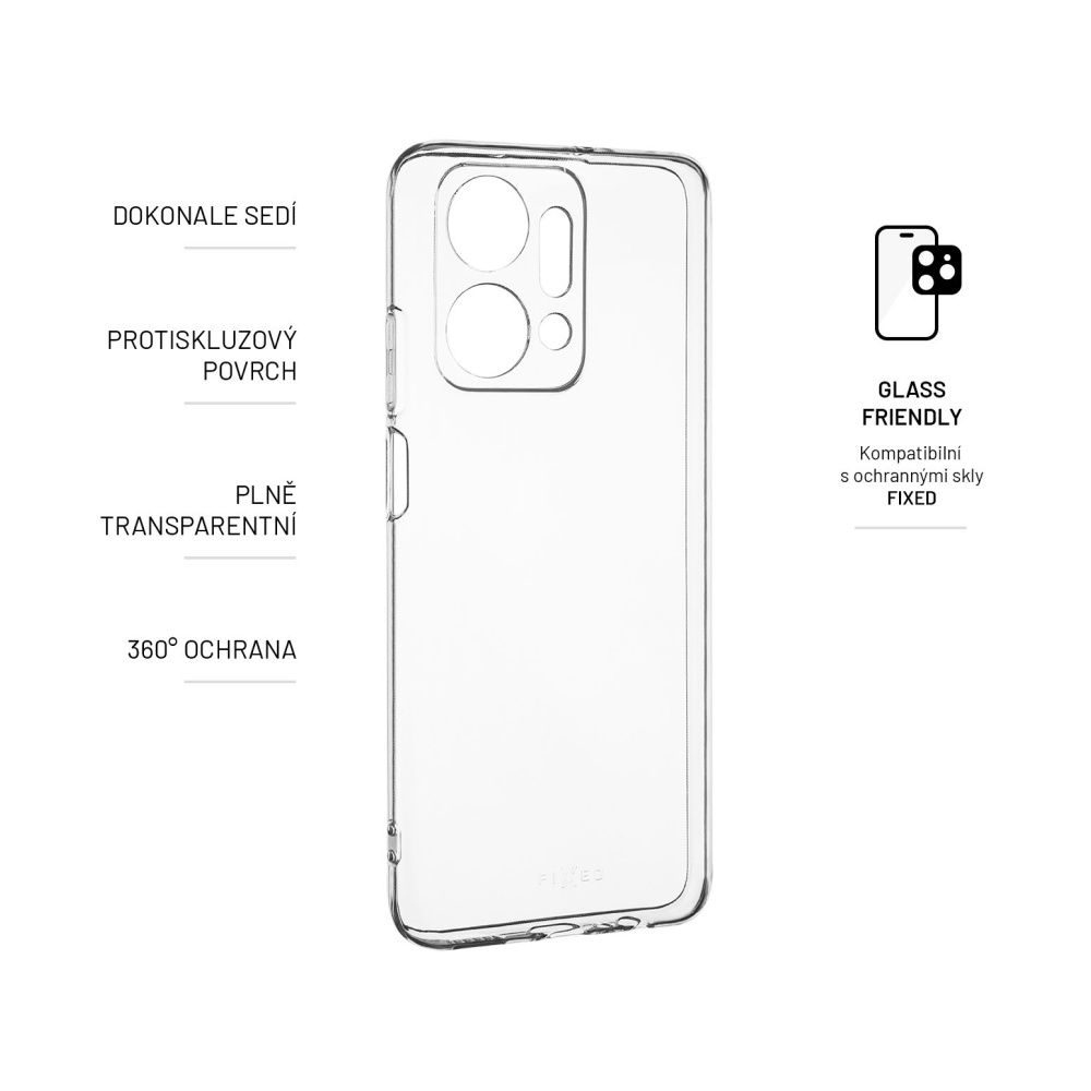 FIXED TPU Gel Case for Honor X7a, clear