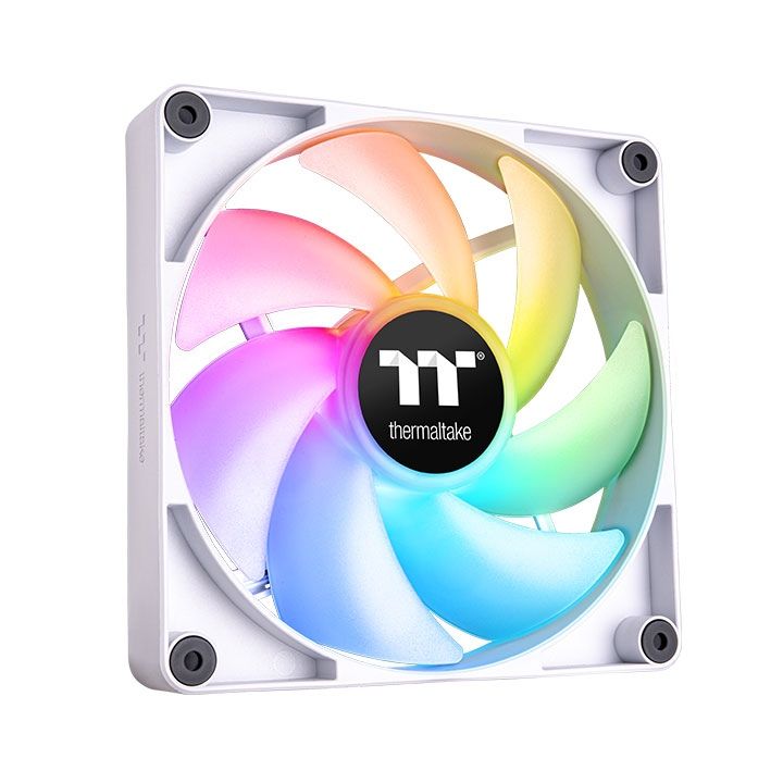 Thermaltake CT120 ARGB Sync PC Cooling Fan White (2-Fan Pack)