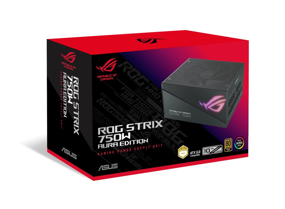 Asus 750W 80+ Gold ROG Strix Aura Edition