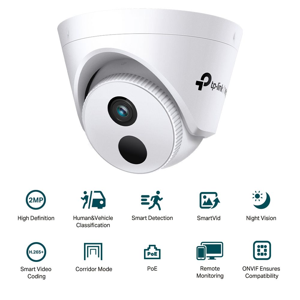 TP-Link VIGI C420I (4mm) 2MP Turret Network Camera