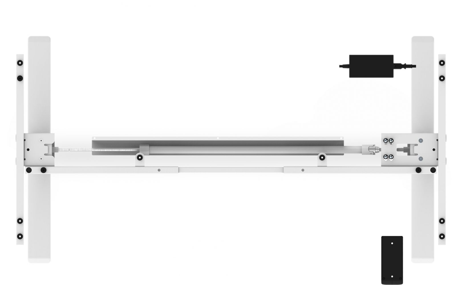 Digitus DA-90431 Electrically Height-Adjustable Table Frame single motor 2 levels White