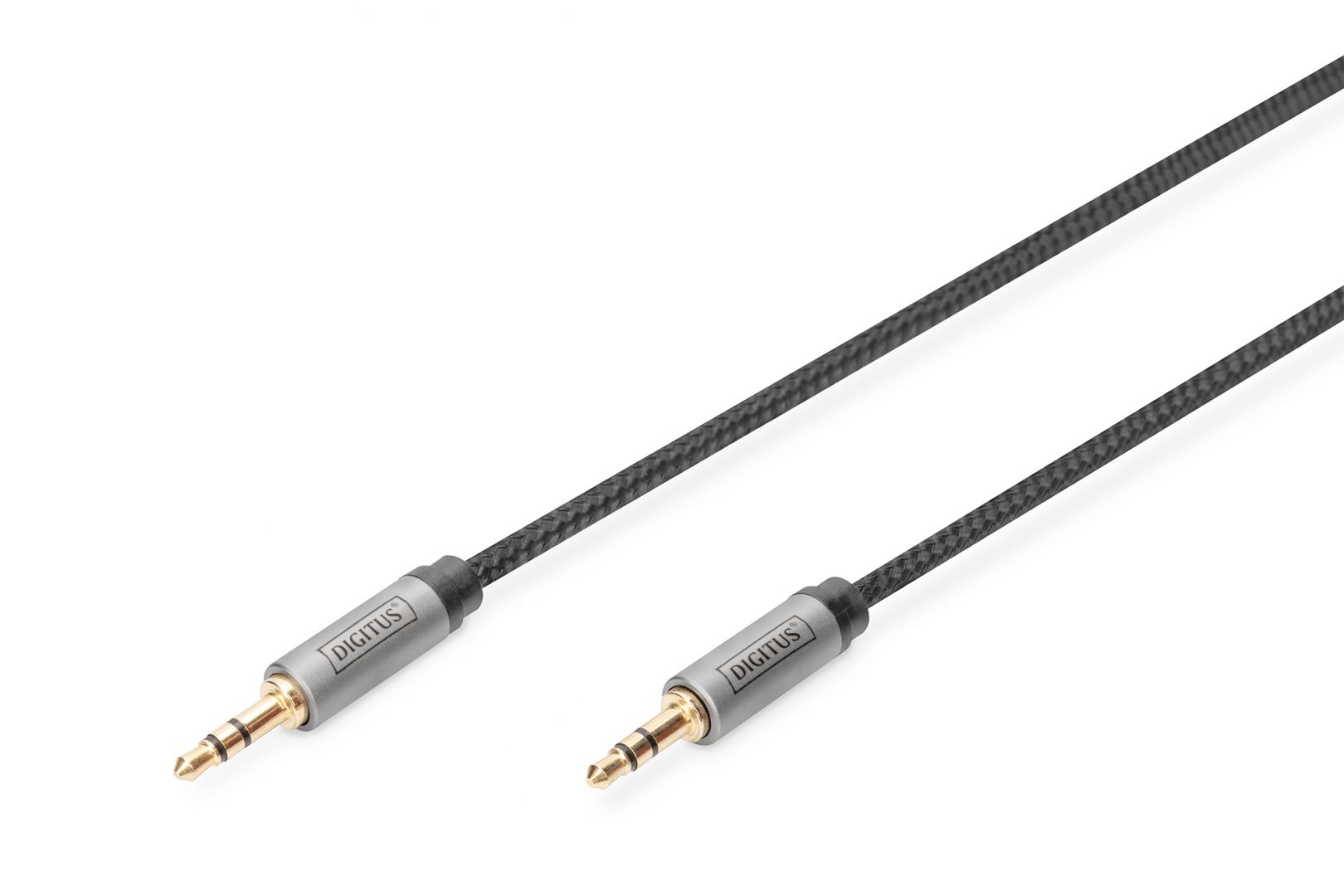 Digitus DB-510110-030-S Audio Connection Cable, 3.5mm jack to 3.5mm jack 3m Black