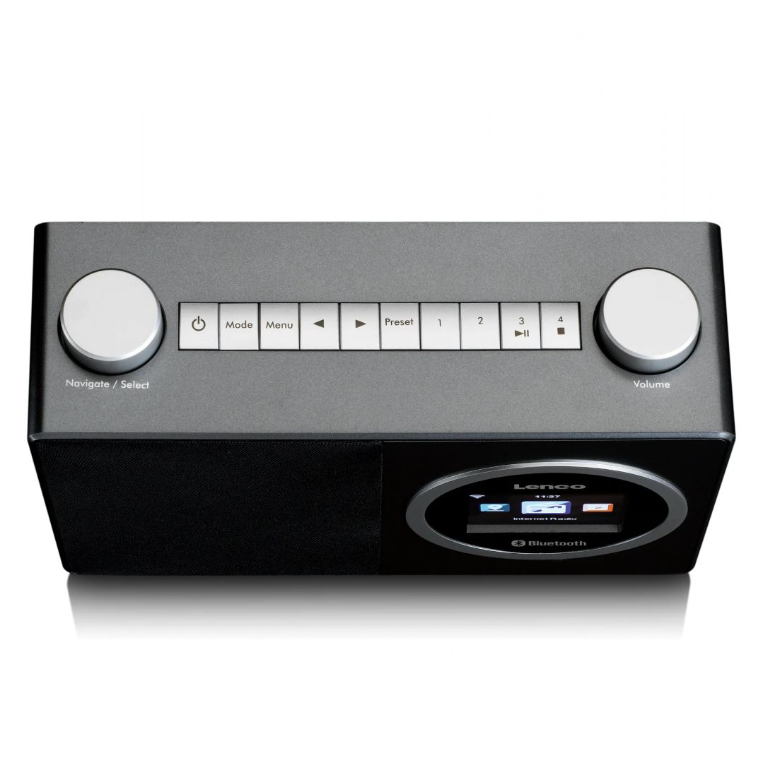 Lenco DIR-70BK Internet Radio with Bluetooth Black