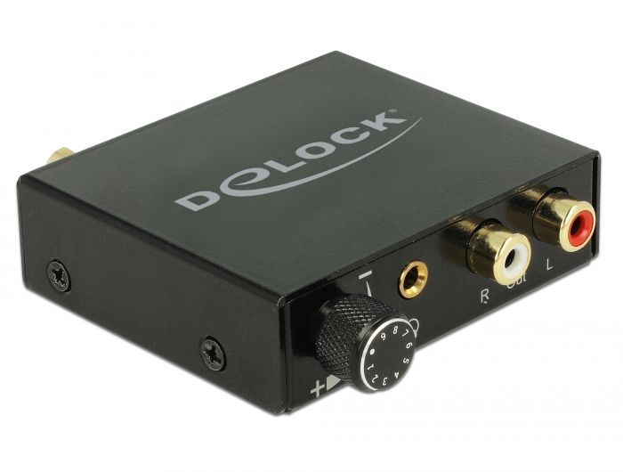 DeLock Digital Audio Converter to Analogue HD with Headphone Amplifier