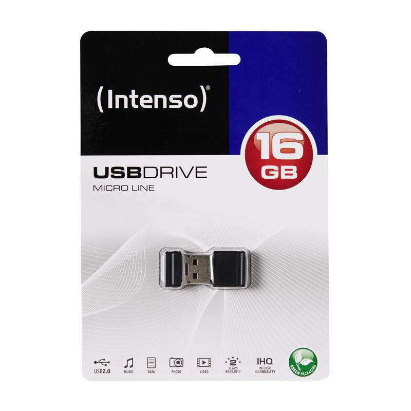 Intenso 16GB Micro Line Black